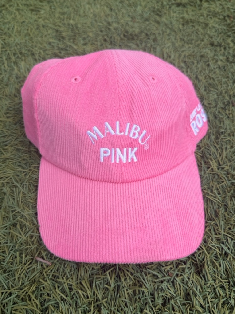 Malibu Pink Corduroy Hat